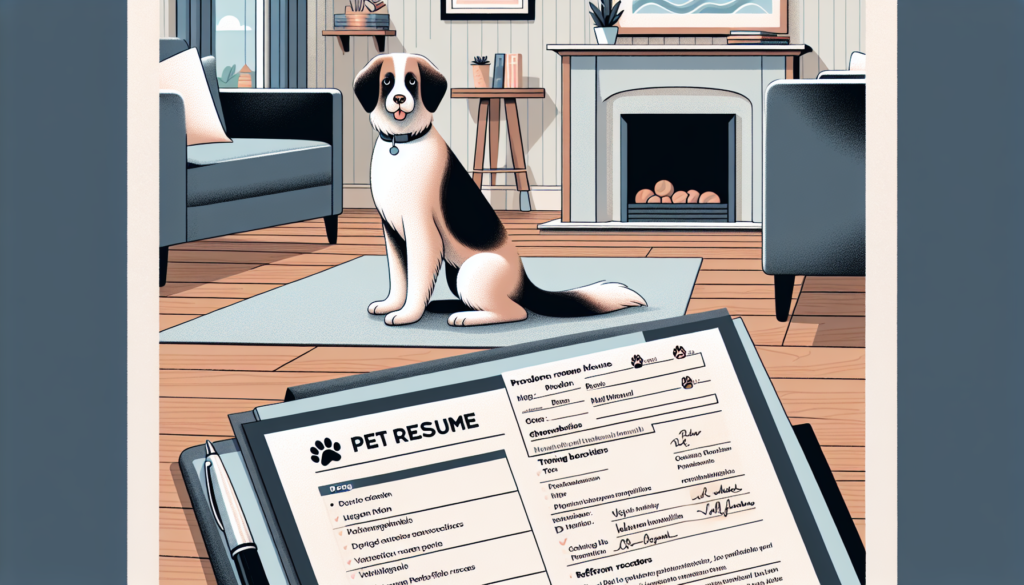 How To Create A Pet Resume For Renting