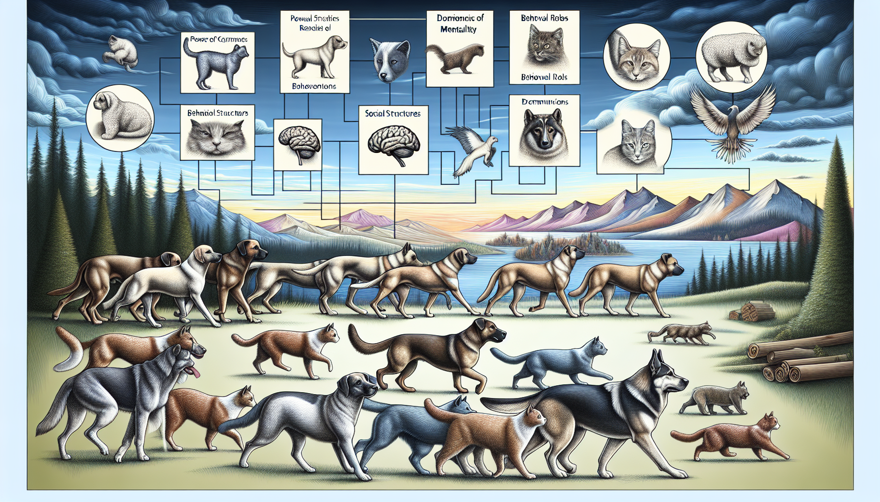 the dynamics of pack mentality in domesticated animals 4
