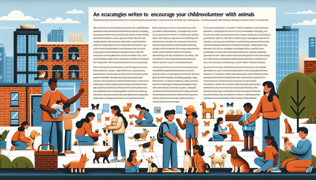 How To Encourage Kids To Volunteer With Animals