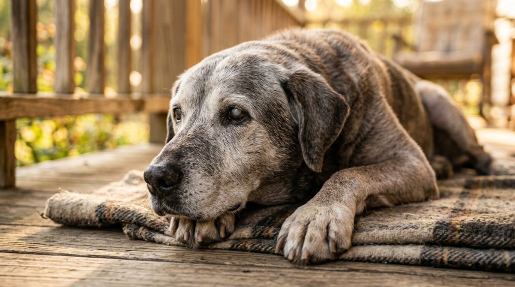 accelerated canine aging signs