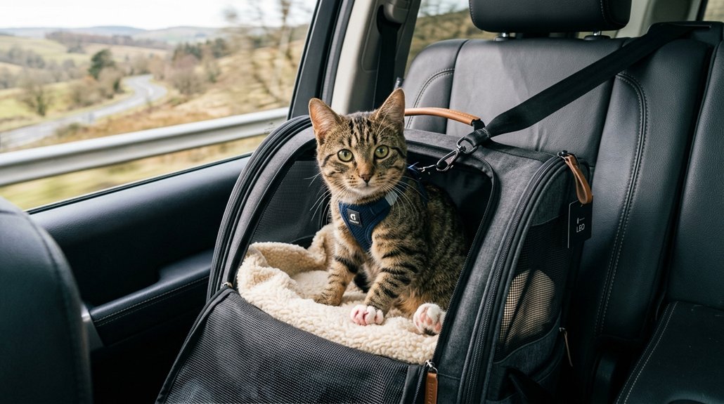 acclimate cat for travel