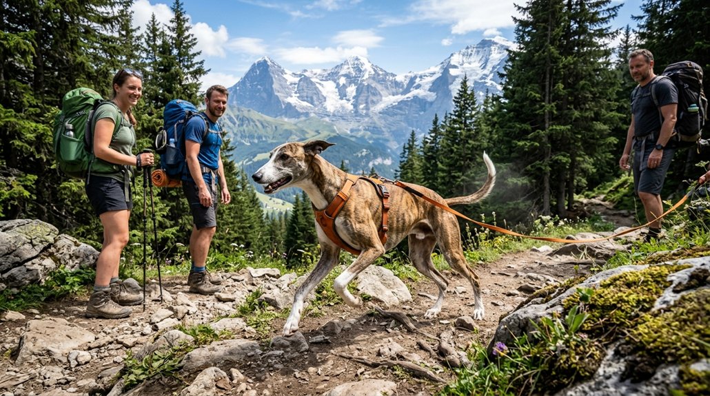 active dogs enhance hiking