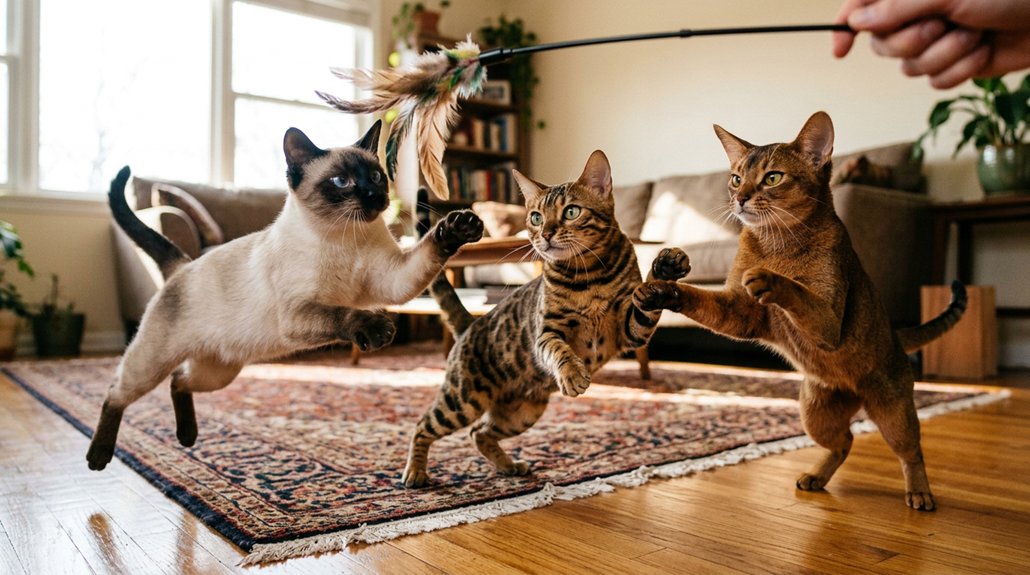 High-Energy Cat Breeds That Need Lots of Attention