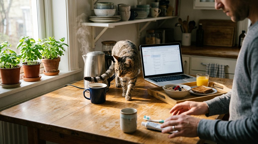adapting to feline habits
