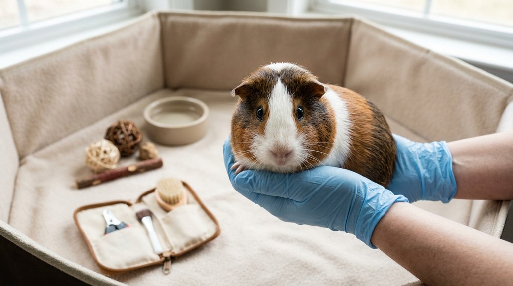 addressing guinea pig biting