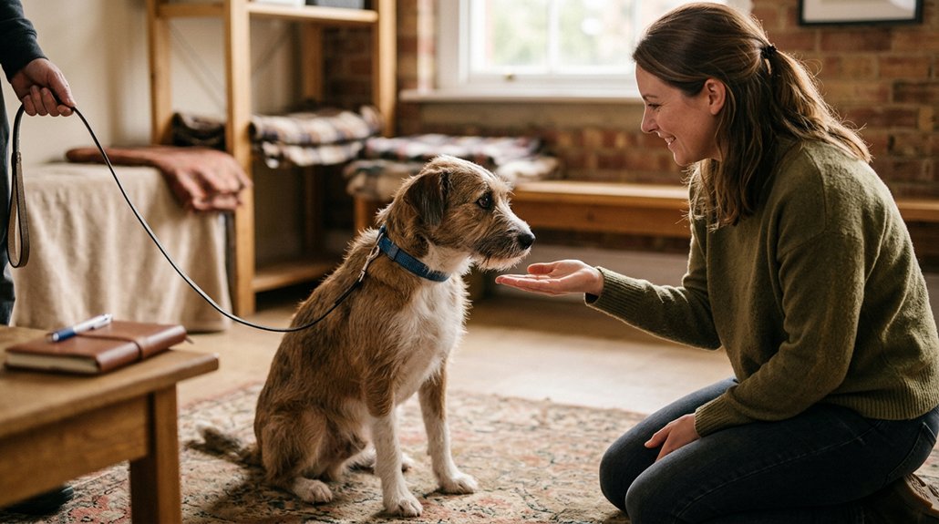 addressing rescue dog behavior