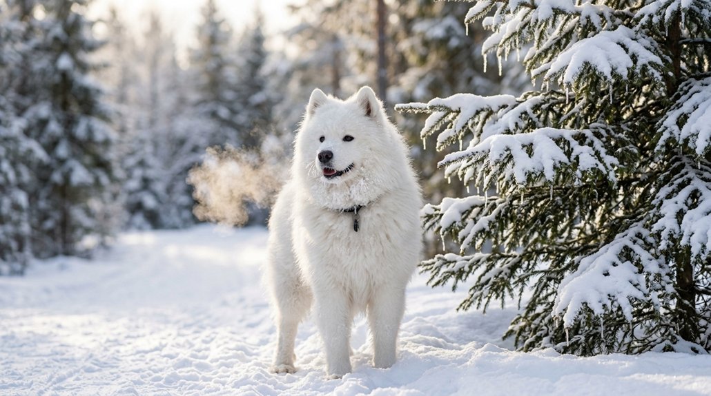 affectionate fluffy active companion