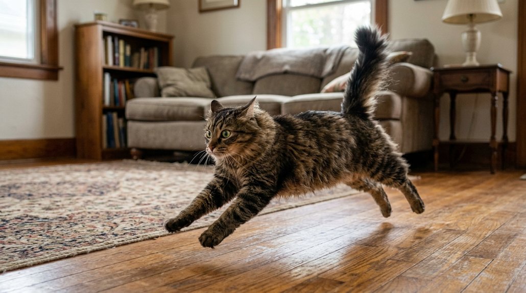 age related zoomie behavior changes