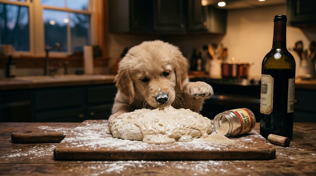 alcohol and raw dough dangers