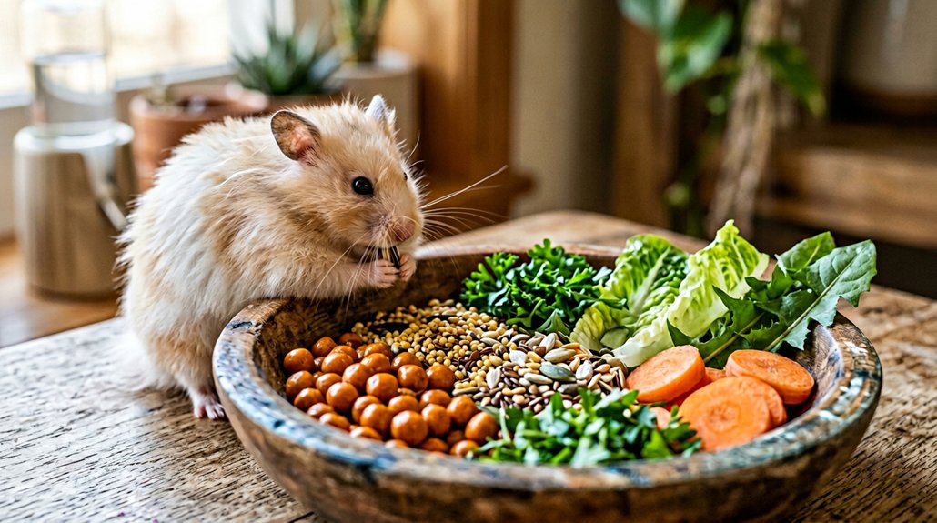 balanced diet for hamsters