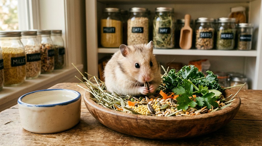 balanced diet for hamsters