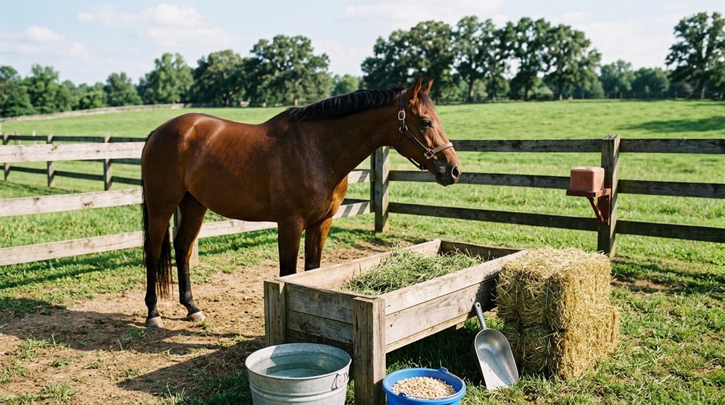 balanced diet for horses