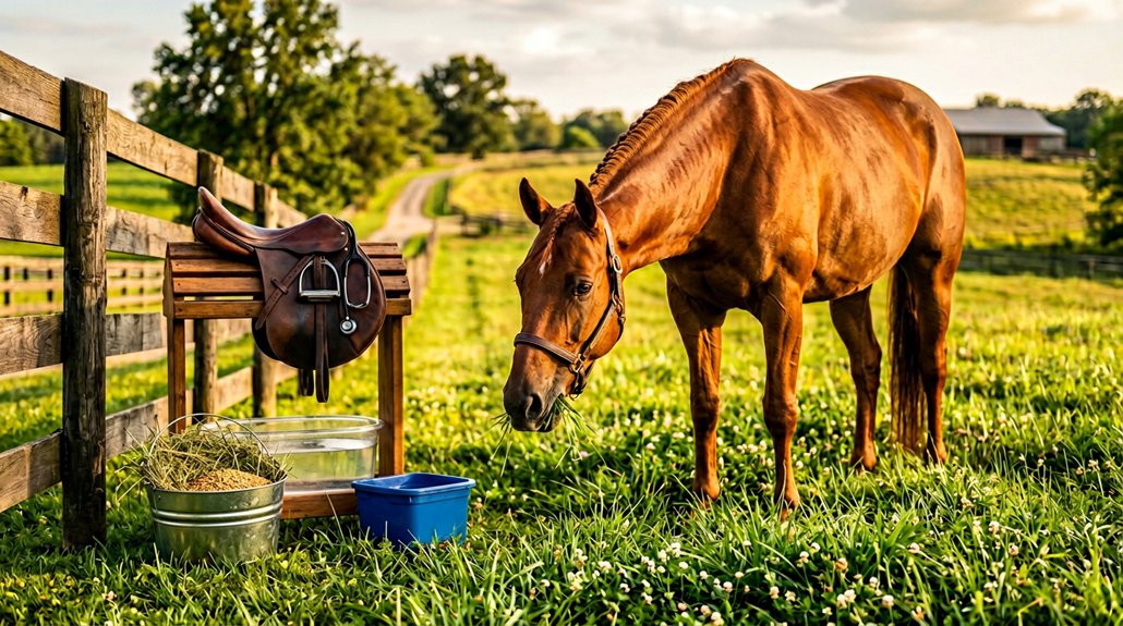 balanced diet for horses