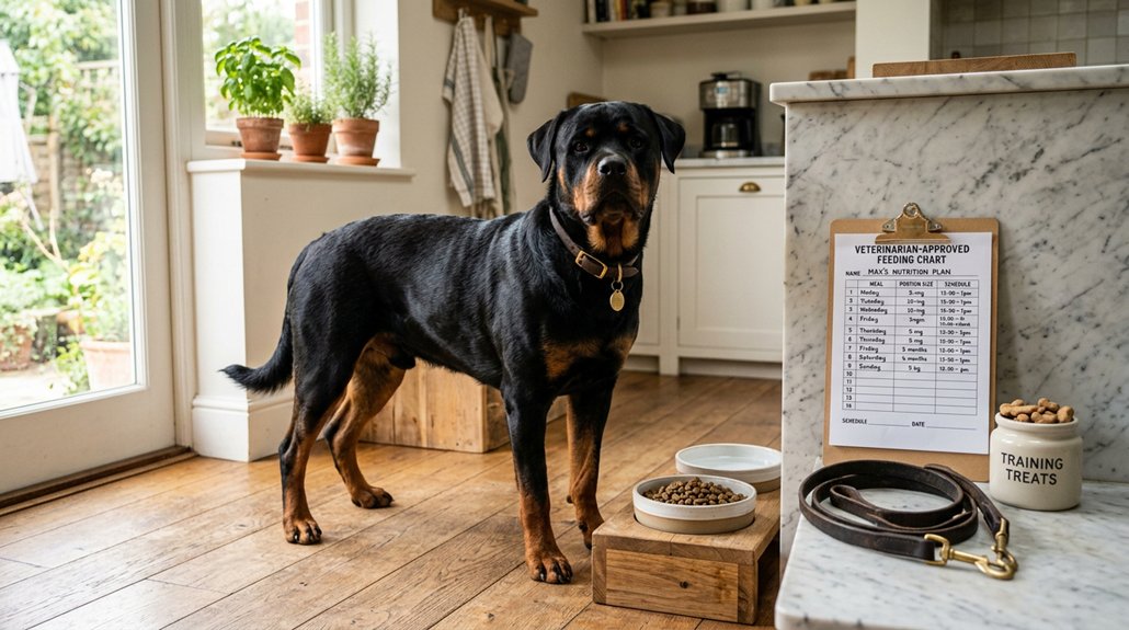balanced diet for rottweilers