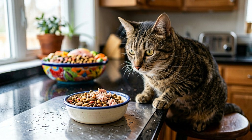 balanced diet promotes cat health