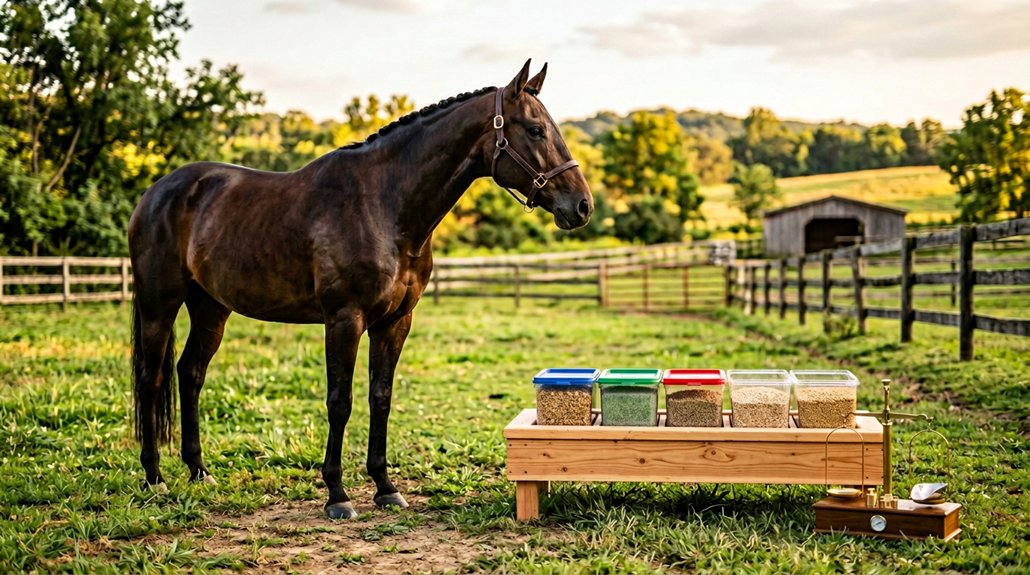 balanced feeding for horses