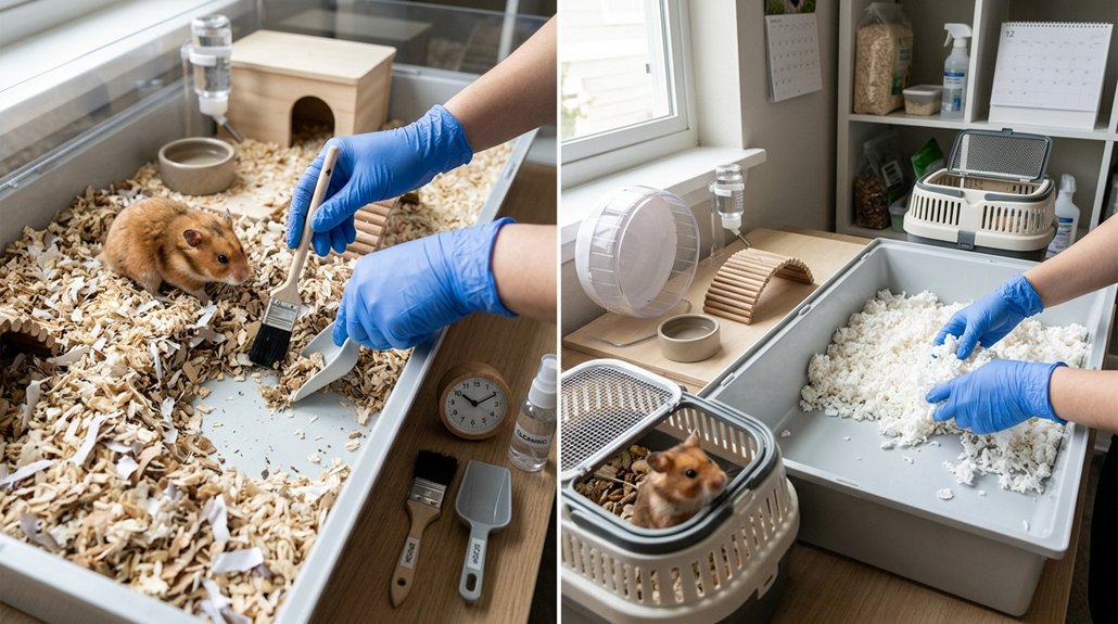 balanced hamster care routine