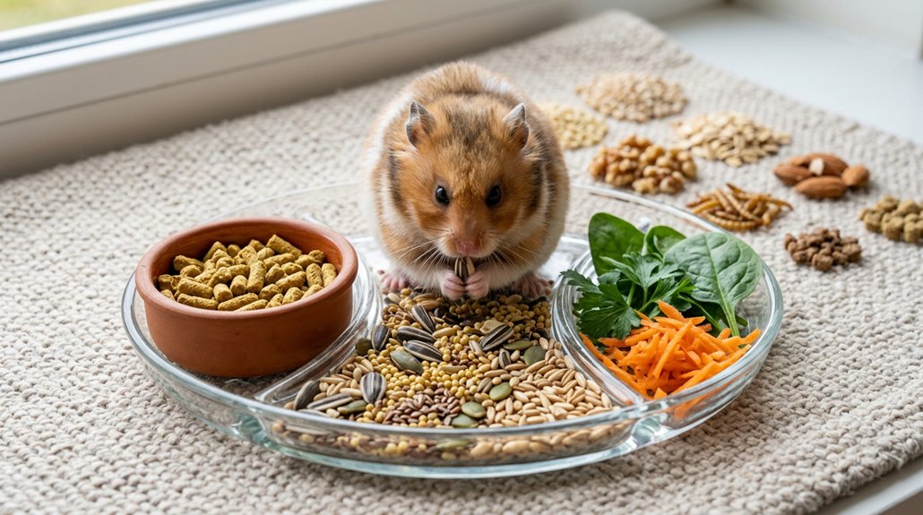 balanced nutrition for hamsters
