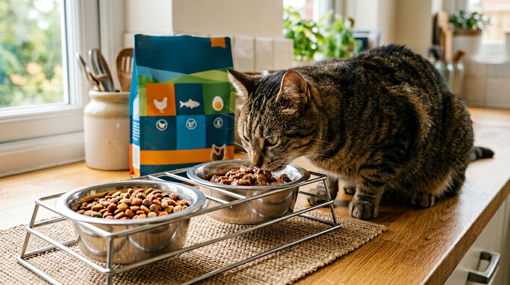 balanced protein rich cat diet