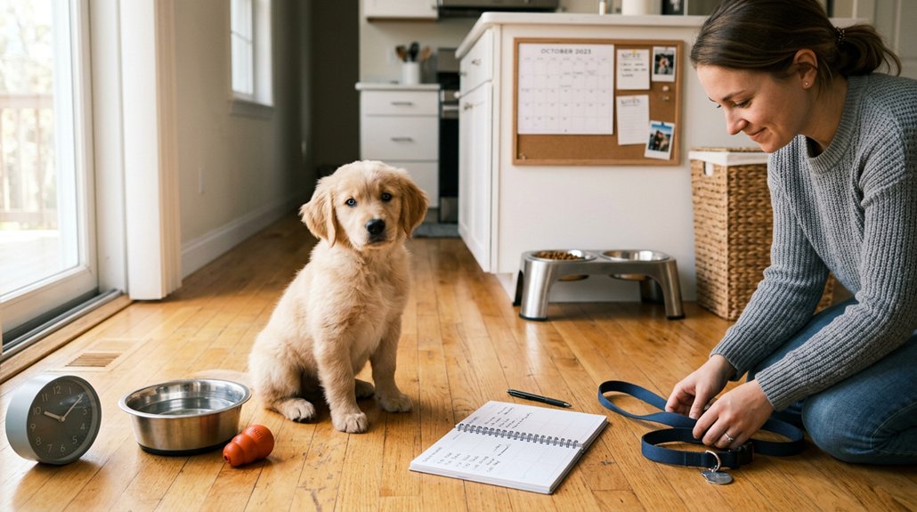 balancing puppy care efficiently