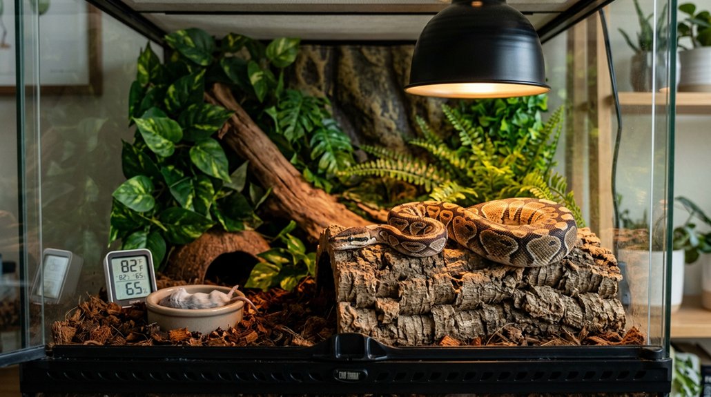 ball python habitat care
