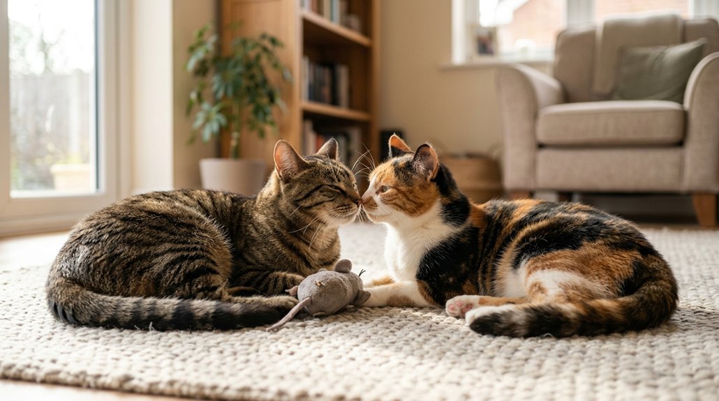 bonding behaviors in cats