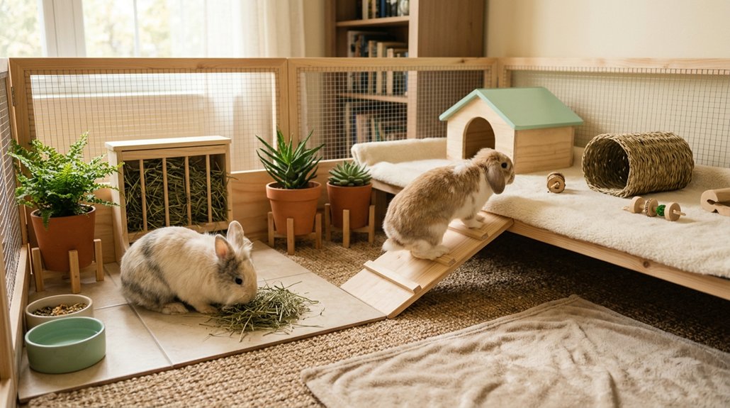 bonding rabbits through companionship