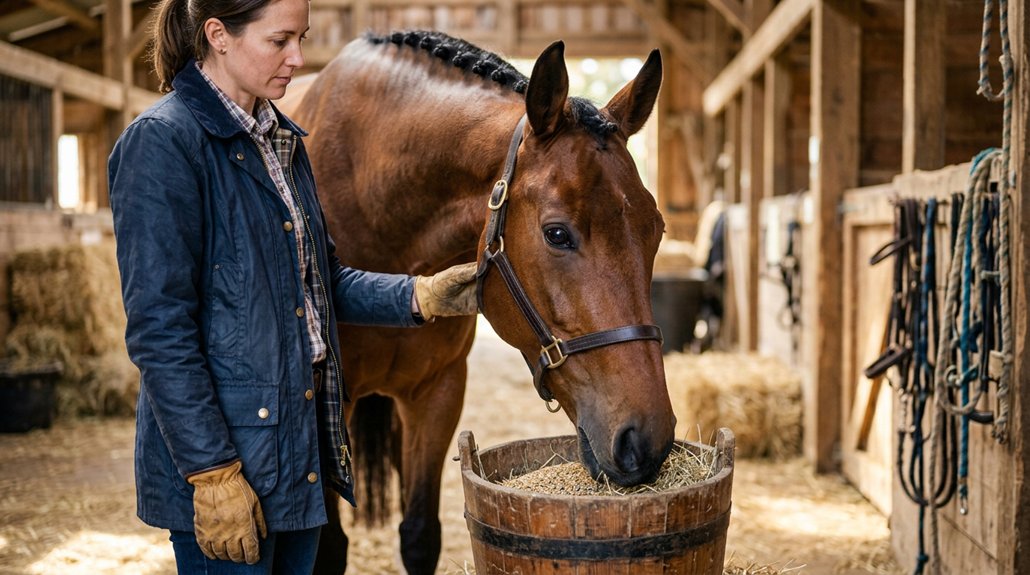 bucket feeding reduces biting