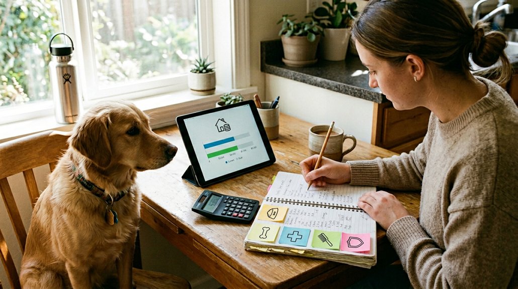 budgeting for dog expenses