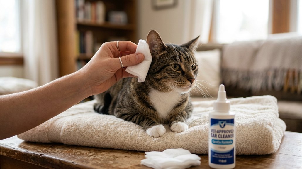 calm environment for ear cleaning