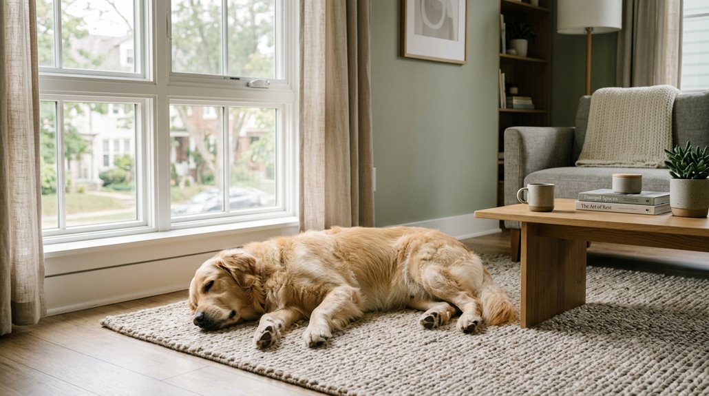 calm large dog companionship