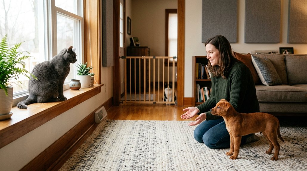 calm supervised pet meetings