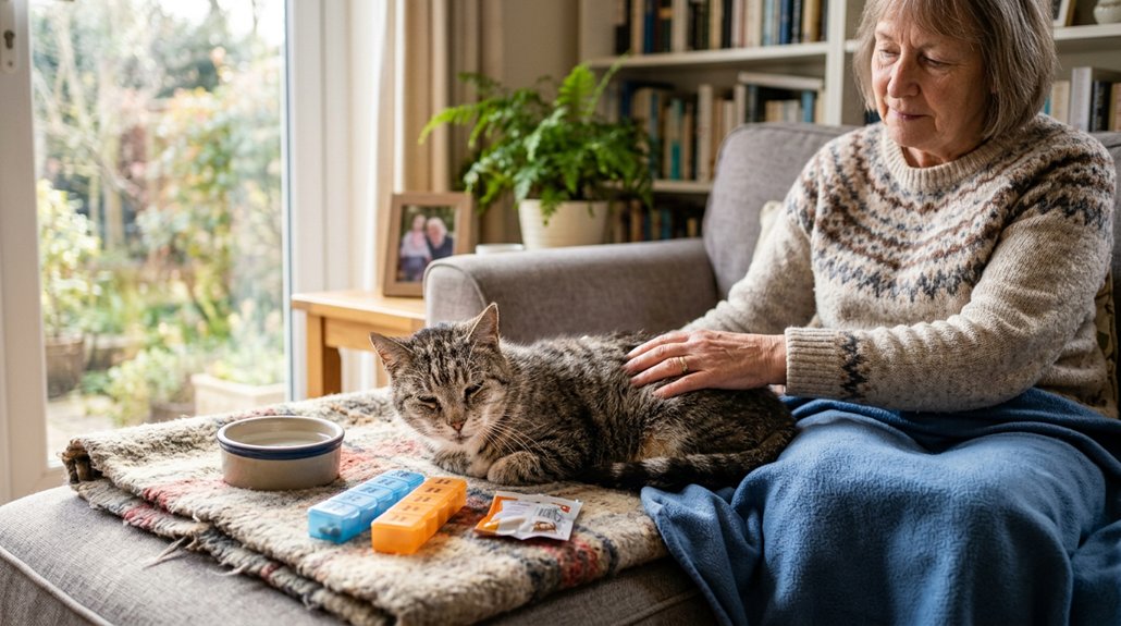 caring for aging feline