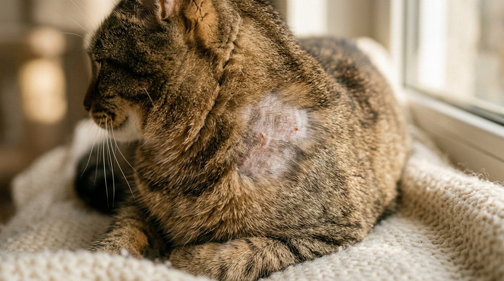 Why Your Cat Has Bald Spots or Hair Loss
