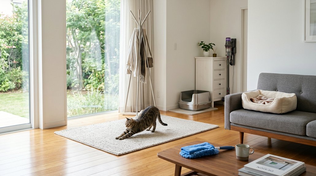 How to Keep Your Home Clean With a Cat