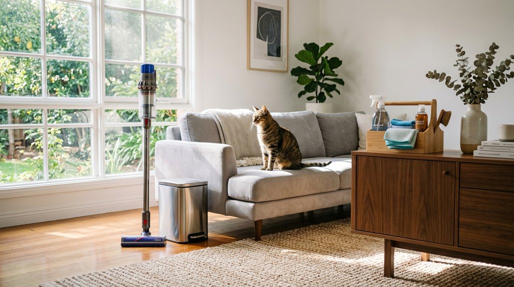 Best Cleaning Tips for Living With Cats