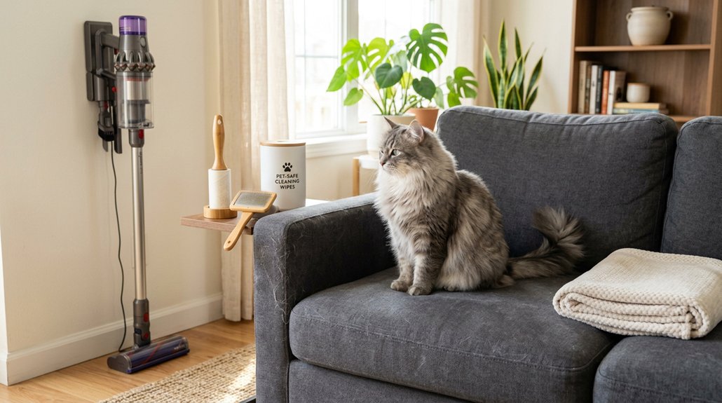 cat hair management tips