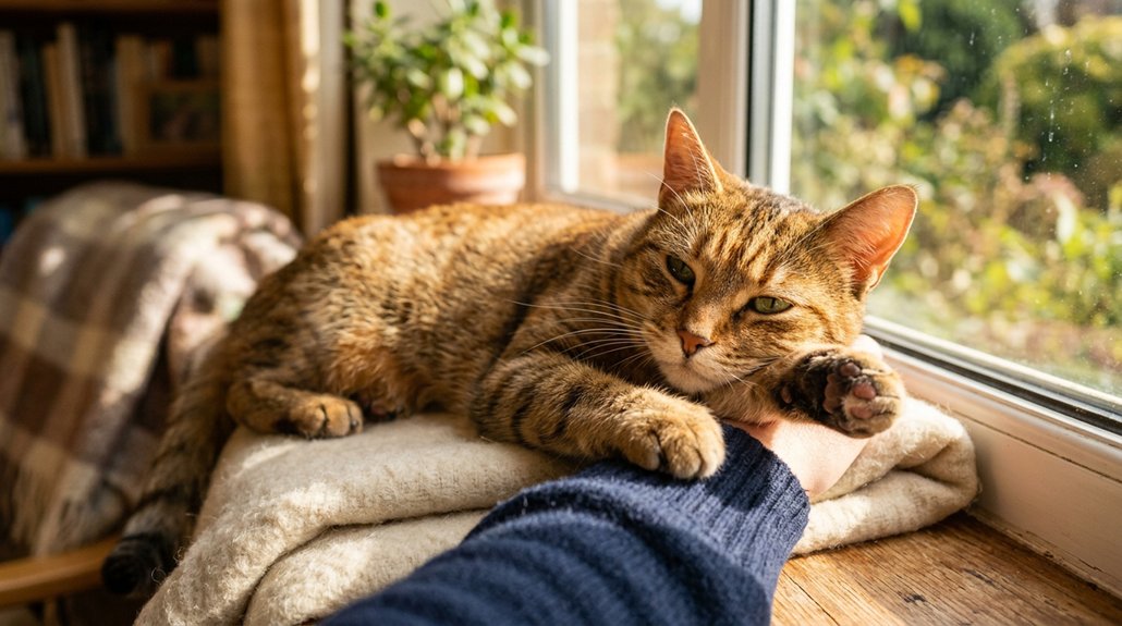 cat headbutting signals affection