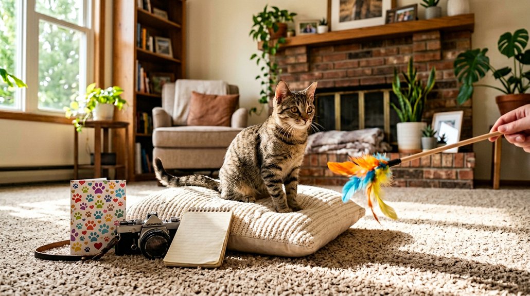 cat milestones tracking progress