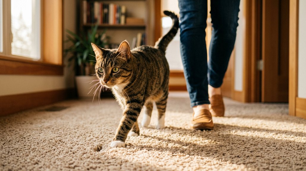 cats affection and curiosity