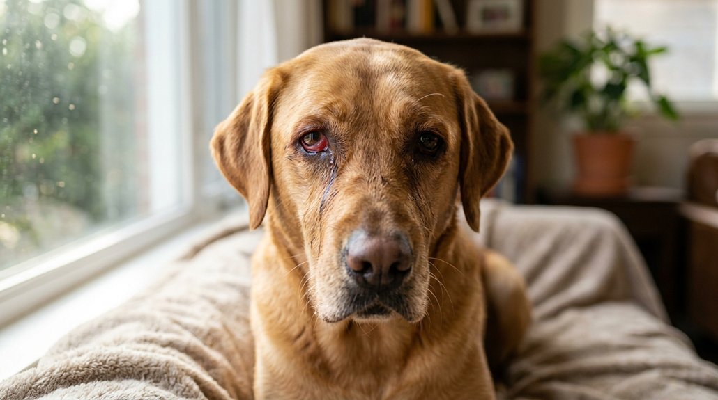 causes of dogs red eyes