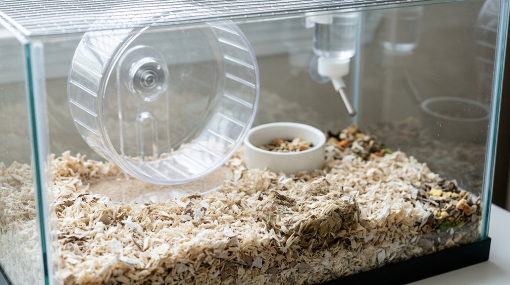 clean hamster habitat essentials