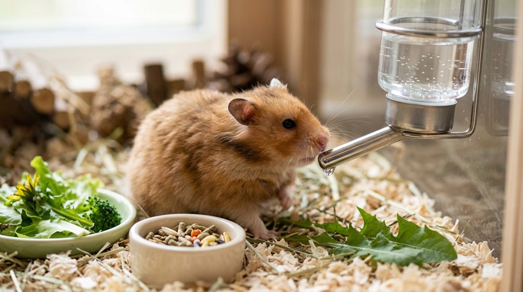 clean water for hamsters