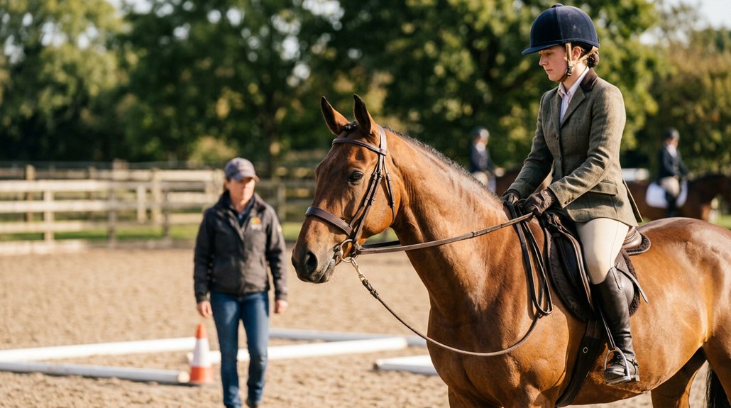 clear commands promote horse training