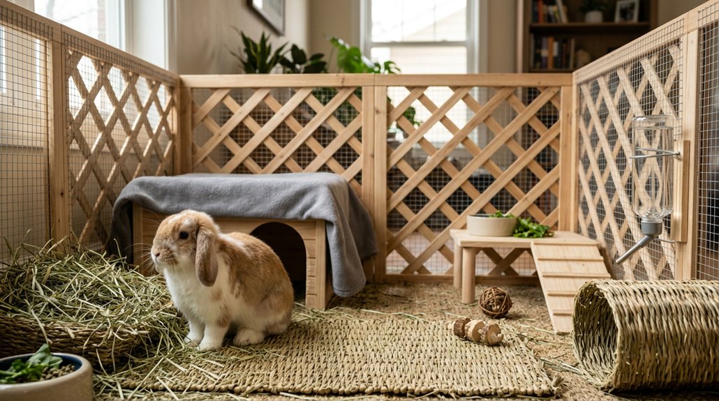 comfortable and enriching habitat