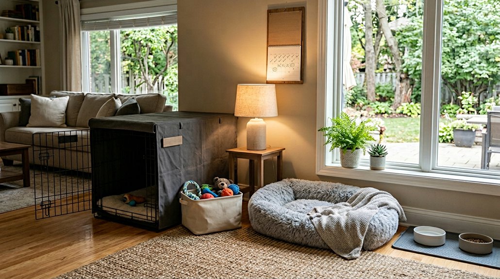 comfortable separation for dogs