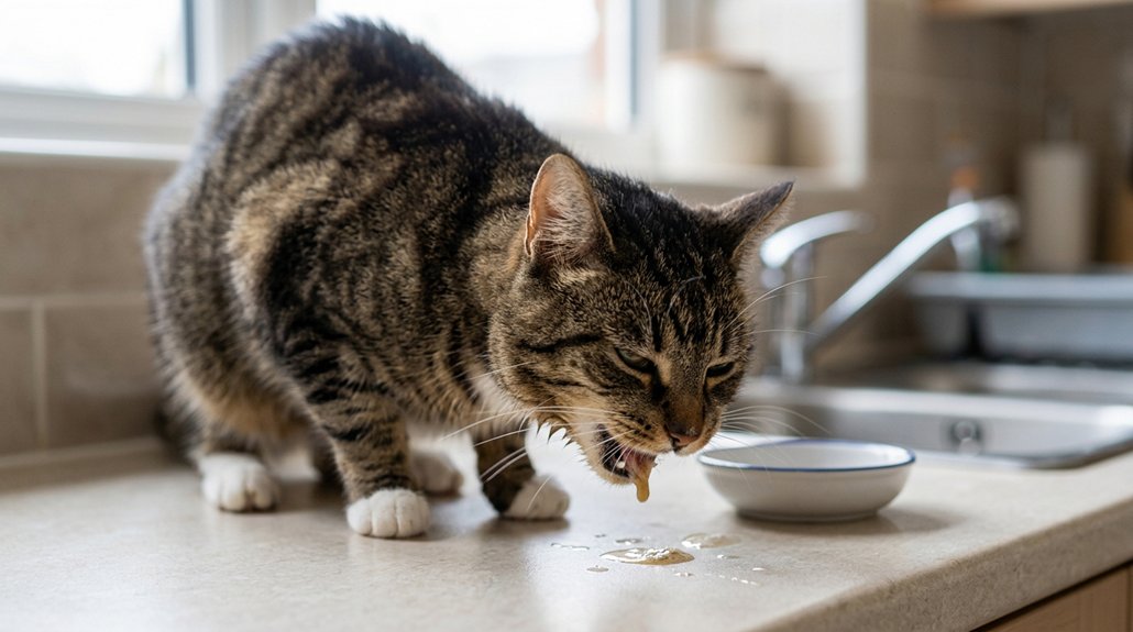 common cat vomiting causes