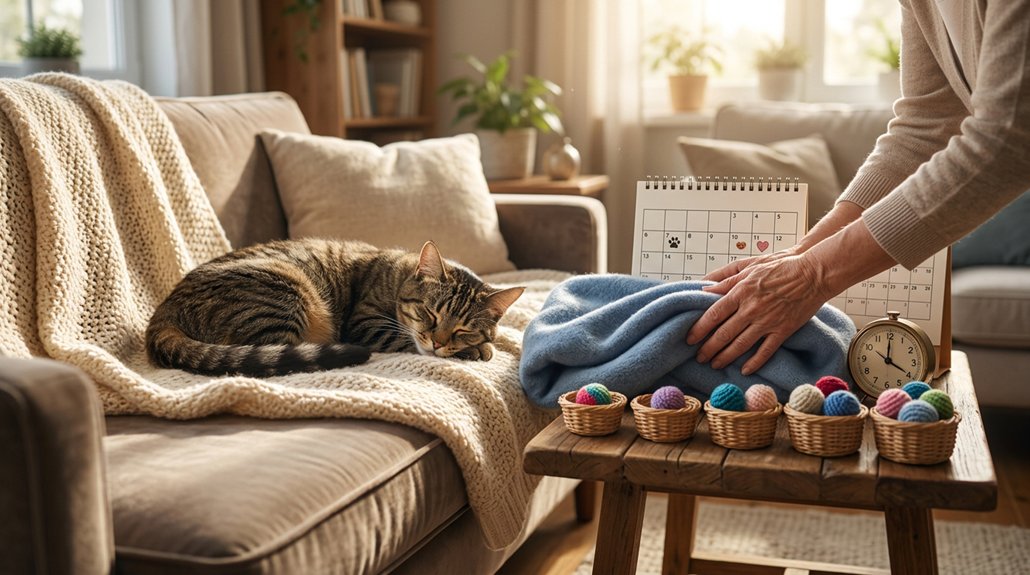 consistent comfort fosters adjustment