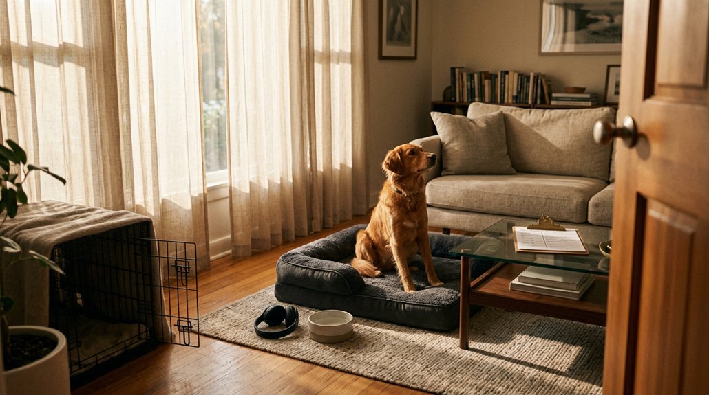 consistent dog care routine