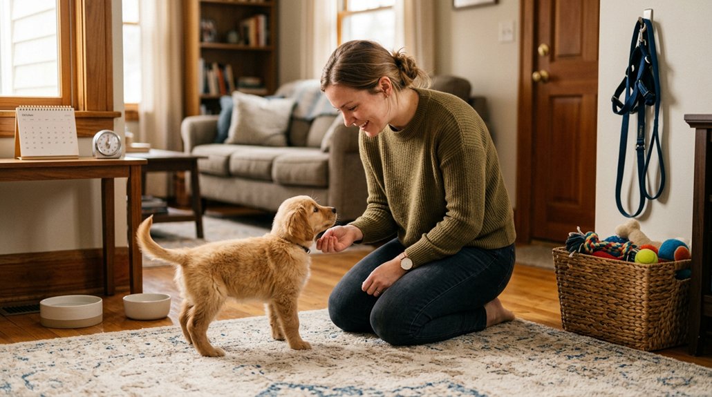 consistent feeding and training